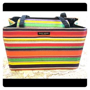 kate spade multi color tote